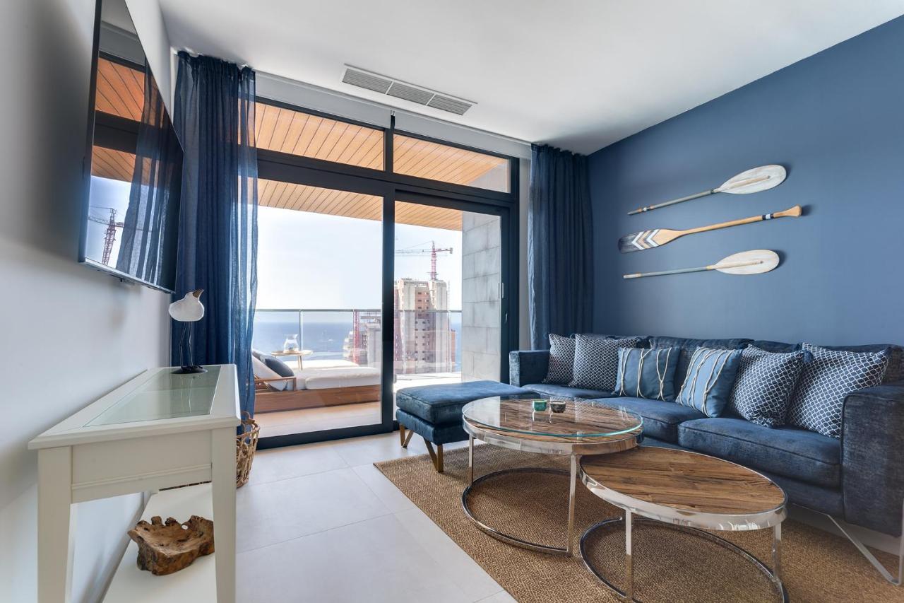 Sunset Waves Benidorm Sea View Apartment Bagian luar foto